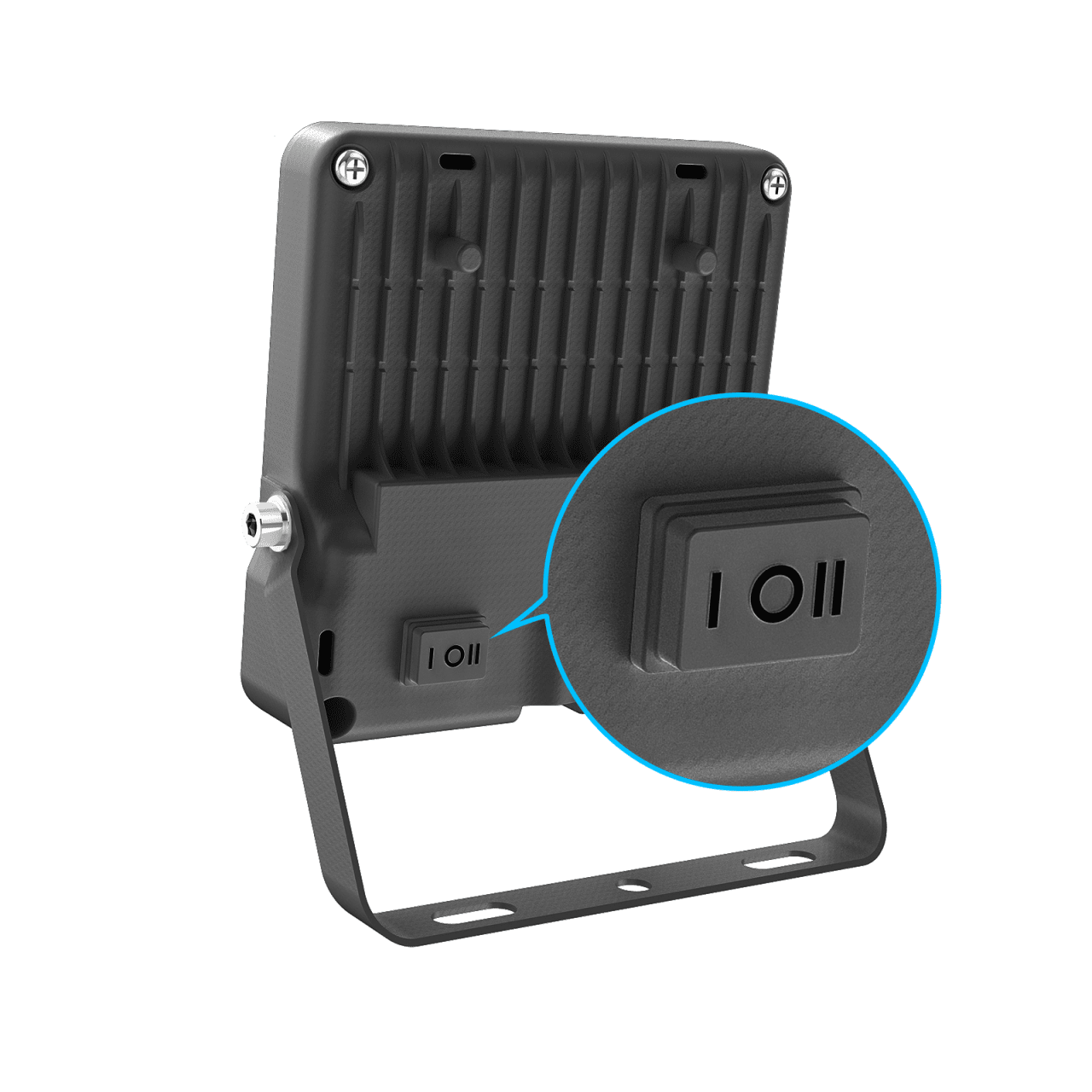 Diamond LED - Diamond LED Dunham II CCT Slimline Floodlight, 4 Core Flex, PIR Or Non PIR - Luminosity Designs Ltd