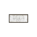 Endon - Distressed printed beer rectangle mirror - Luminosity Designs Ltd