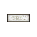 Endon - Distressed printed espresso rectangle mirror - Luminosity Designs Ltd