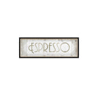 Endon - Distressed printed espresso rectangle mirror - Luminosity Designs Ltd
