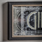 Endon - Distressed printed gin rectangle mirror - Luminosity Designs Ltd
