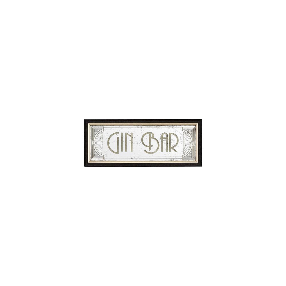 Endon - Distressed printed gin rectangle mirror - Luminosity Designs Ltd