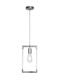 Diyas - Diyas Canto Rectangle Single Pendant 1 Light - Luminosity Designs Ltd