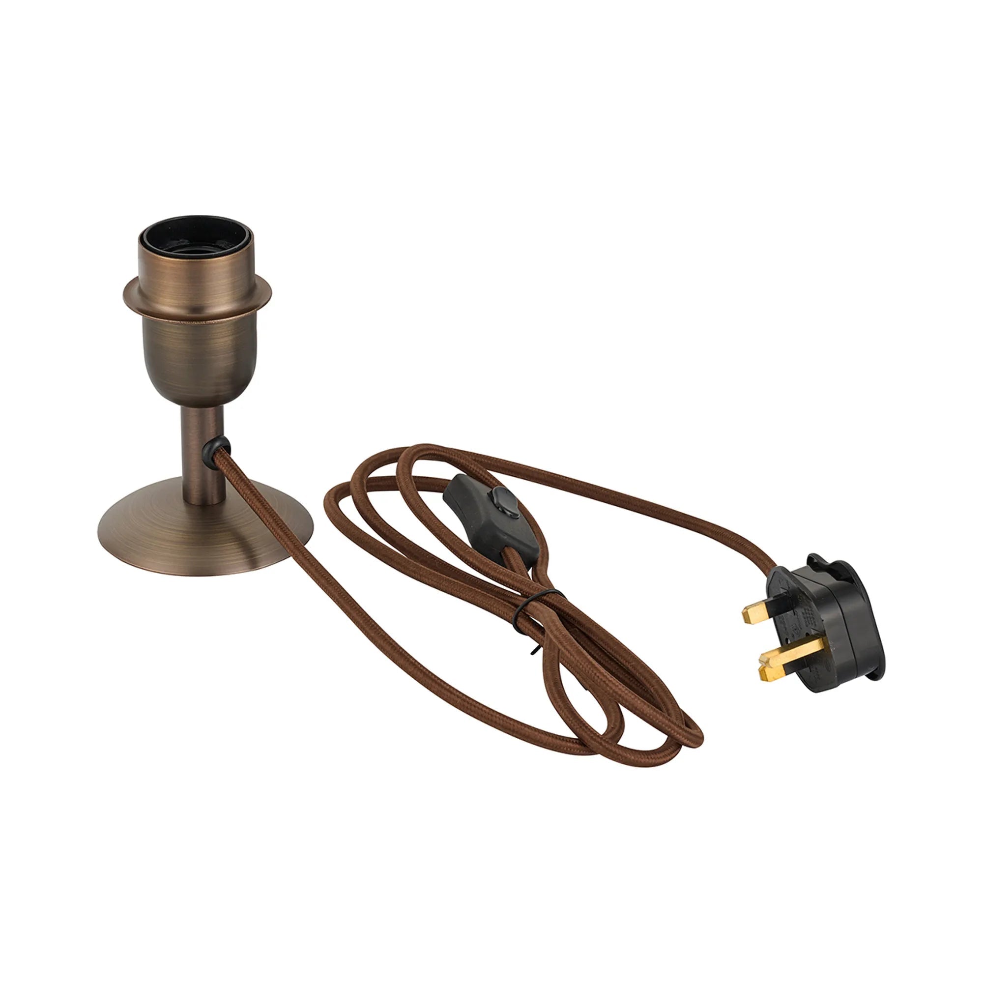 Oaks Lighting - Dome Base Table Lamp Converter Without Shade, For Various Glass, 1 Light E27 - Luminosity Designs Ltd