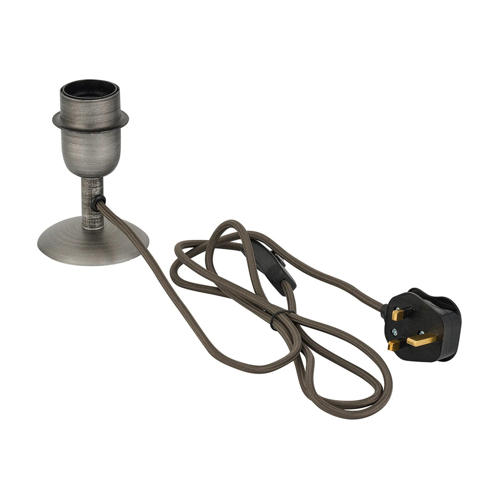 Oaks Lighting - Dome Base Table Lamp Converter Without Shade, For Various Glass, 1 Light E27 - Luminosity Designs Ltd