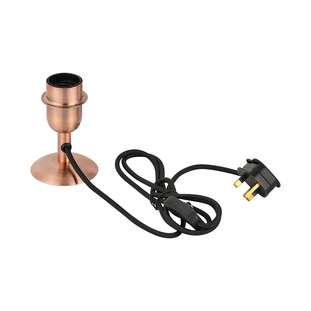 Oaks Lighting - Dome Base Table Lamp Converter Without Shade, For Various Glass, 1 Light E27 - Luminosity Designs Ltd