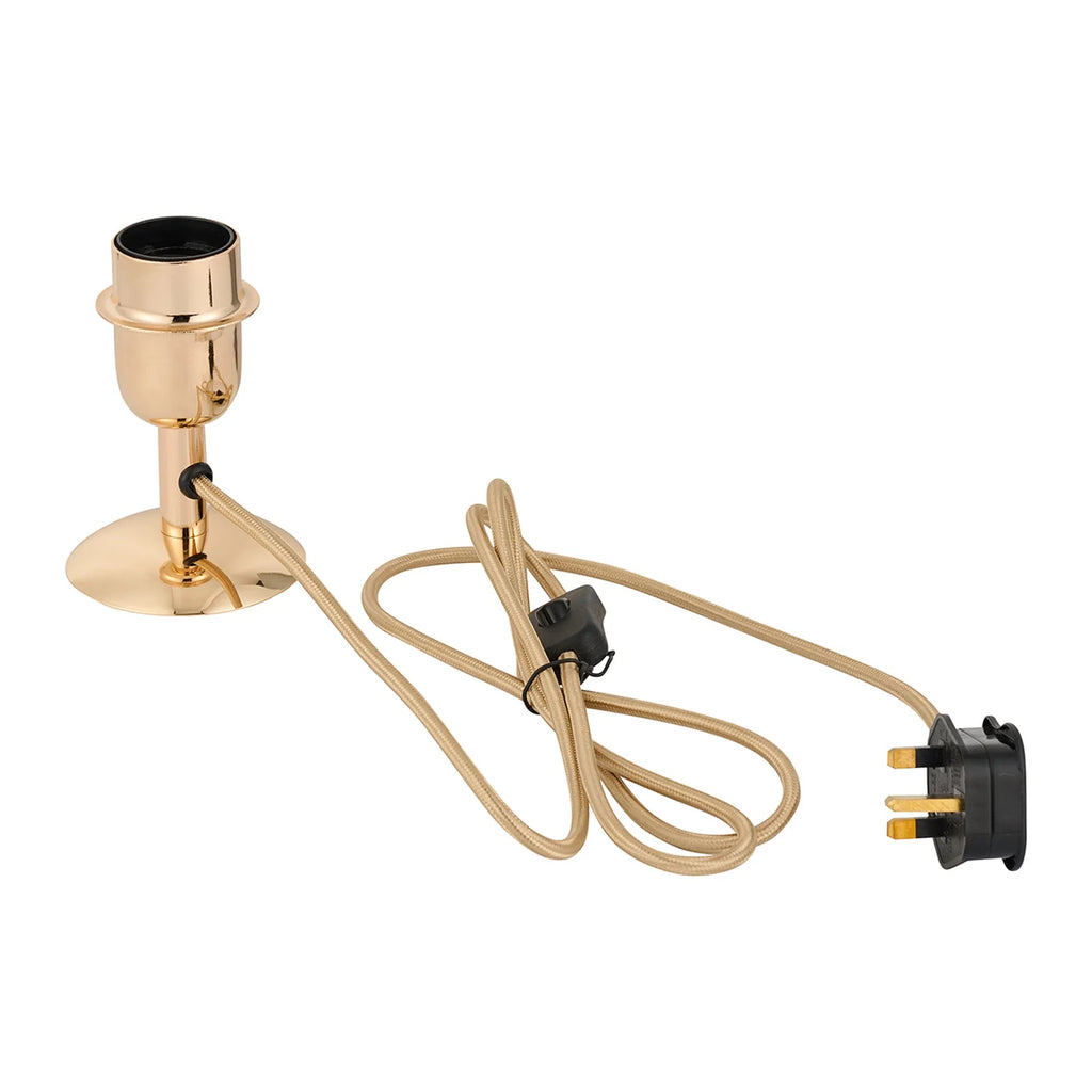 Oaks Lighting - Dome Base Table Lamp Converter Without Shade, For Various Glass, 1 Light E27 - Luminosity Designs Ltd
