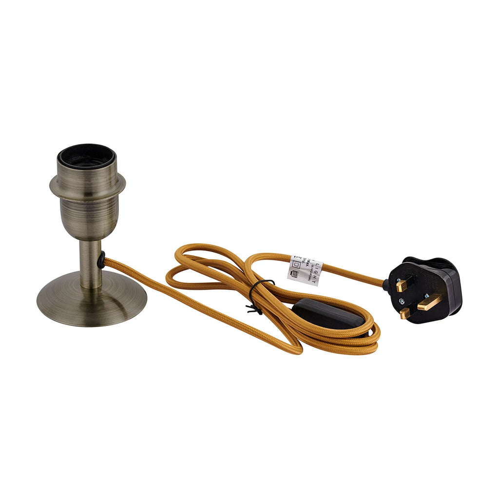Oaks Lighting - Dome Base Table Lamp Converter Without Shade, For Various Glass, 1 Light E27 - Luminosity Designs Ltd