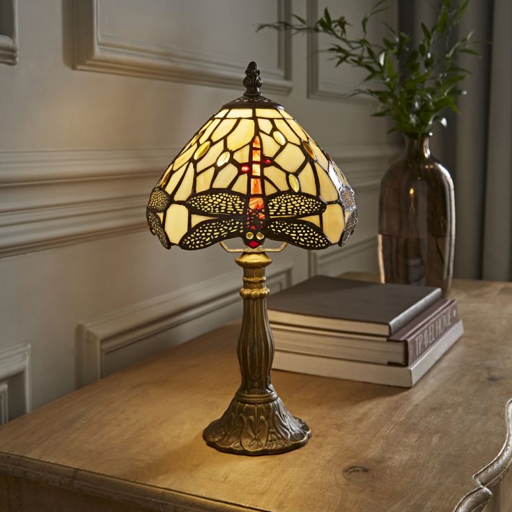 lse - Dragonfly Tiffany Style Table Lamp - Luminosity Designs Ltd
