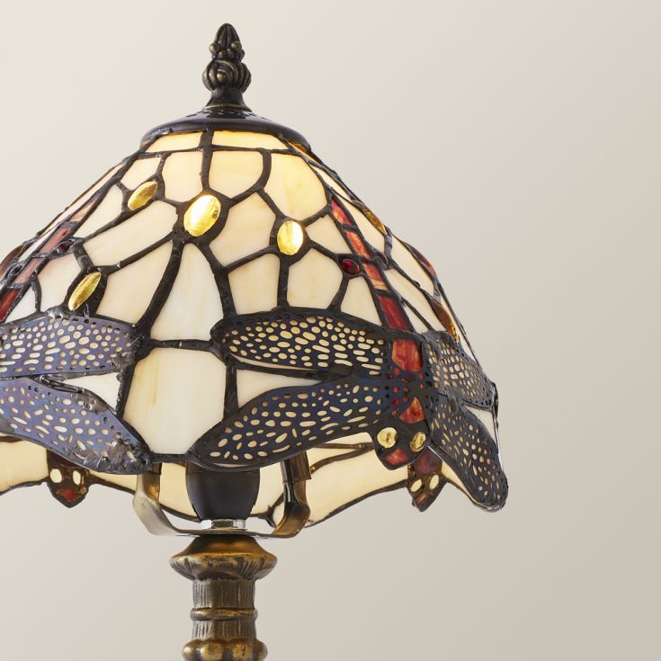 lse - Dragonfly Tiffany Style Table Lamp - Luminosity Designs Ltd