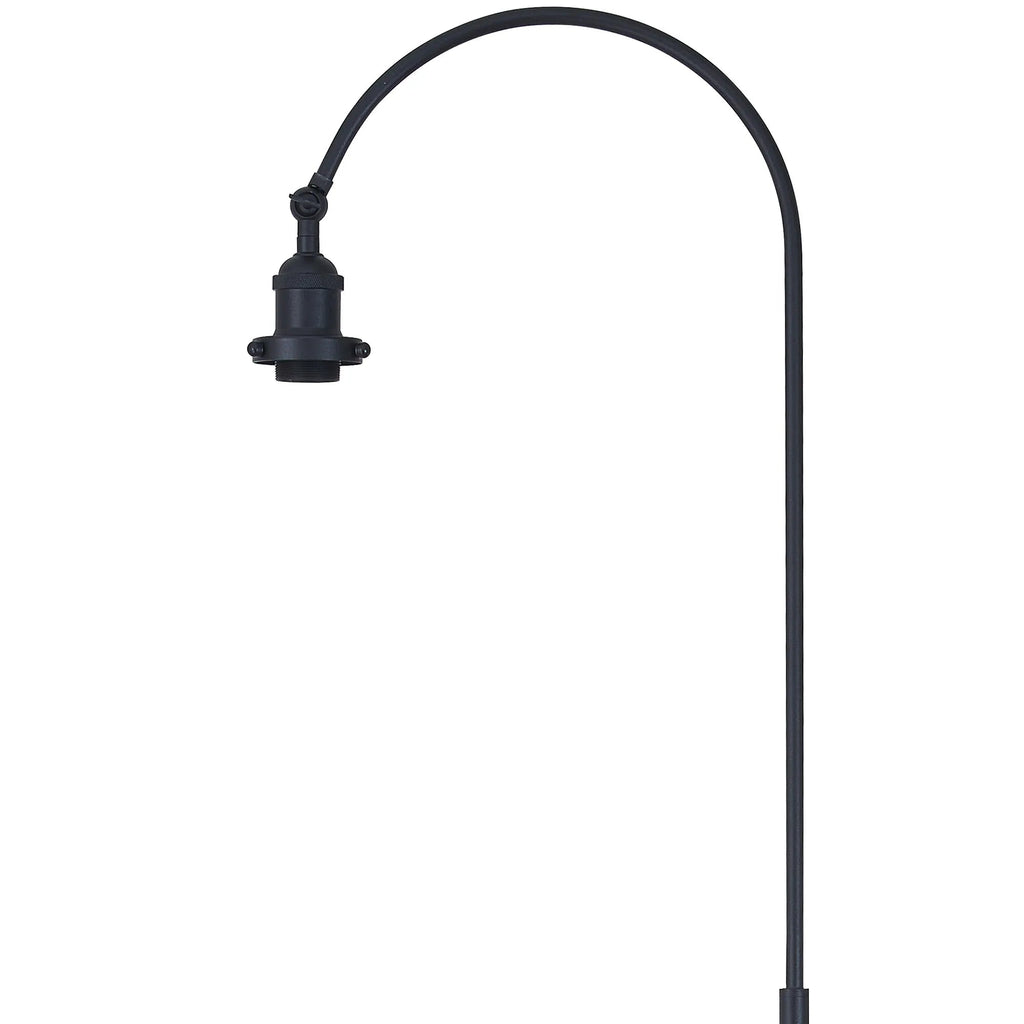 Deco - Dreifa Curved Over Arm Floor Lamp Without Shade, 1 x E27 (Not inc Shade) - Luminosity Designs Ltd