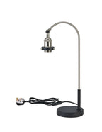 Deco - Dreifa Curved Over Arm Table Lamp Without Shade, 1 x E27 (Not inc Shade) - Luminosity Designs Ltd