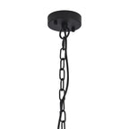 Deco - Dreifa Curved Single Pendant (FRAME ONLY), 1 x E27, Metal/Black (Maximum Load 5kg) - Luminosity Designs Ltd