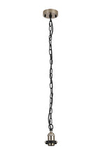 Deco - Dreifa Curved Single Pendant (FRAME ONLY), 1 x E27, Metal/Black (Maximum Load 5kg) - Luminosity Designs Ltd