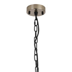 Deco - Dreifa Curved Single Pendant (FRAME ONLY), 1 x E27, Metal/Black (Maximum Load 5kg) - Luminosity Designs Ltd