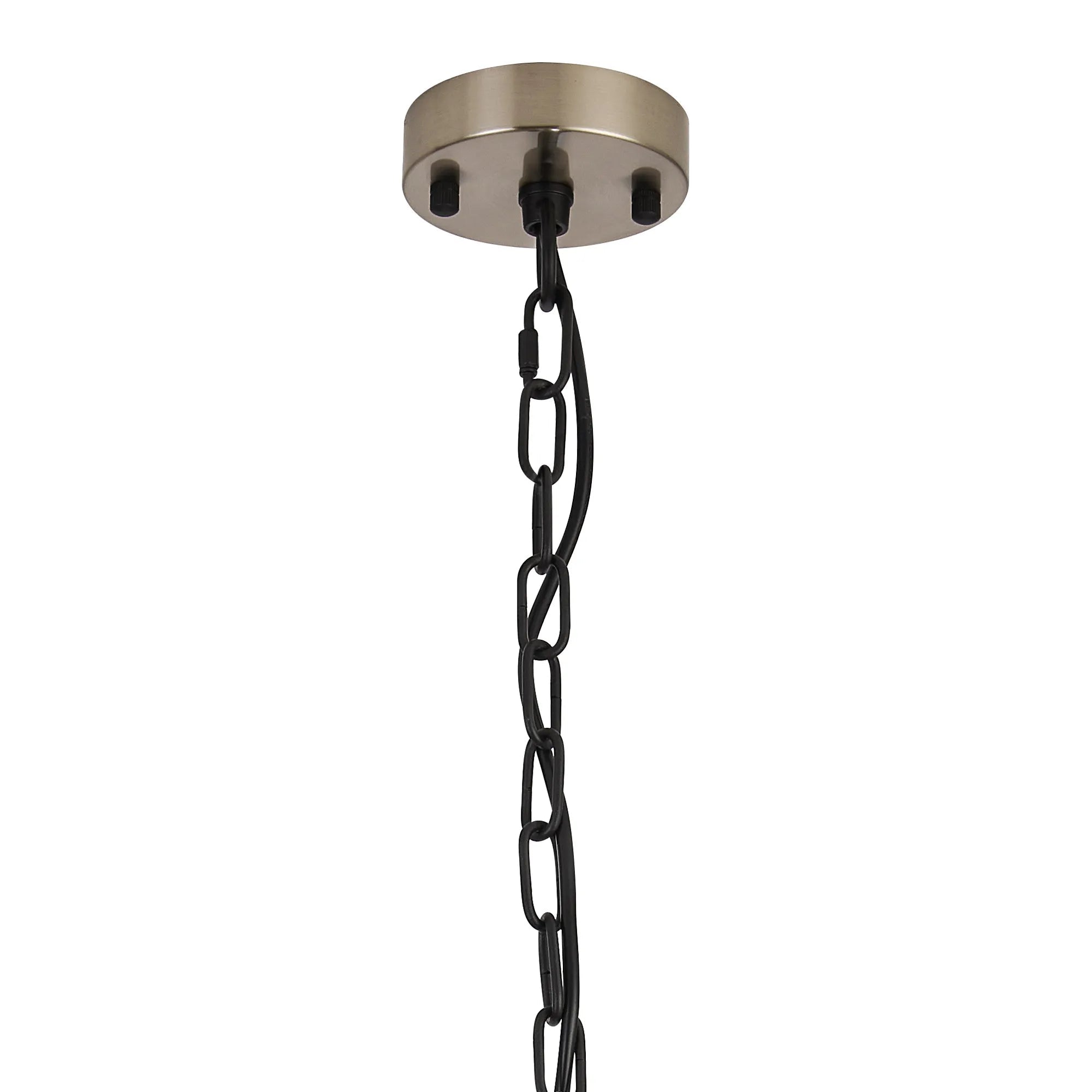Deco - Dreifa Curved Single Pendant (FRAME ONLY), 1 x E27, Metal/Black (Maximum Load 5kg) - Luminosity Designs Ltd
