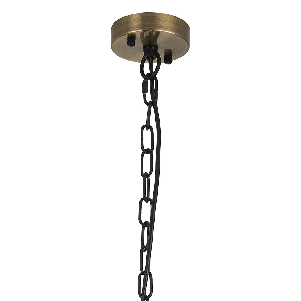 Deco - Dreifa Curved Single Pendant (FRAME ONLY), 1 x E27, Metal/Black (Maximum Load 5kg) - Luminosity Designs Ltd