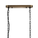 Dreifa Curved Linear Pendant (FRAME ONLY), 3 x E27 (Not inc Shades)