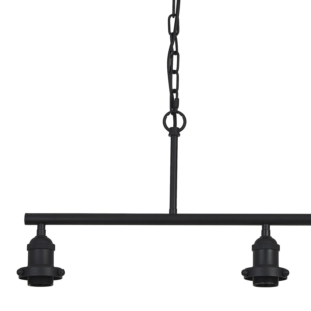 Dreifa Curved Linear Pendant (FRAME ONLY), 3 x E27 (Not inc Shades)