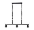 Dreifa Curved Linear Pendant (FRAME ONLY), 3 x E27 (Not inc Shades)
