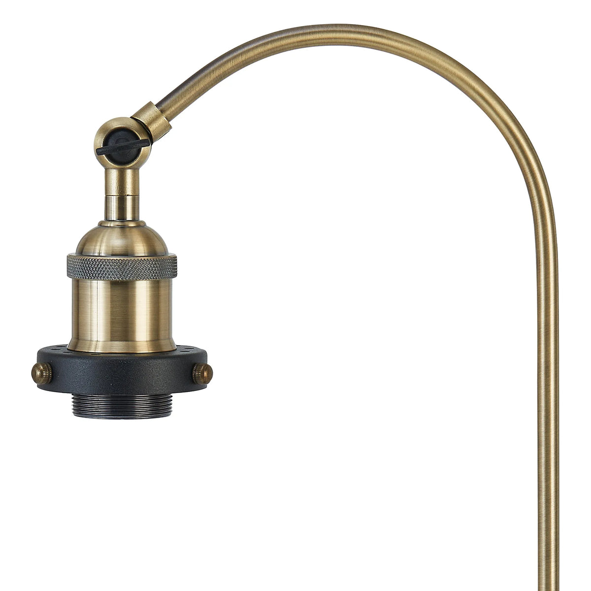 Dreifa Curved Over Arm Table Lamp Without Shade, 1 x E27 (Not inc Shade)