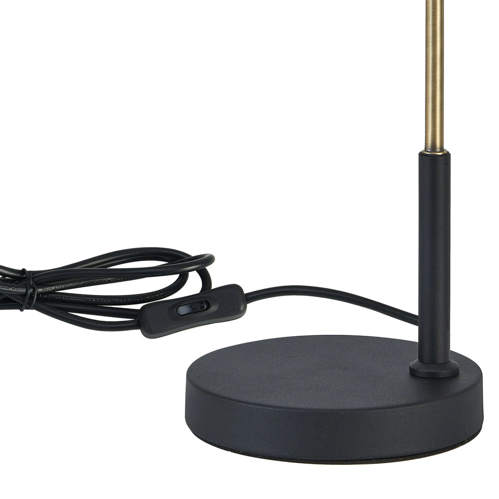 Dreifa Curved Over Arm Table Lamp Without Shade, 1 x E27 (Not inc Shade)