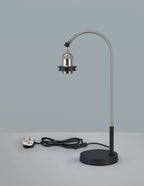 Dreifa Curved Over Arm Table Lamp Without Shade, 1 x E27 (Not inc Shade)