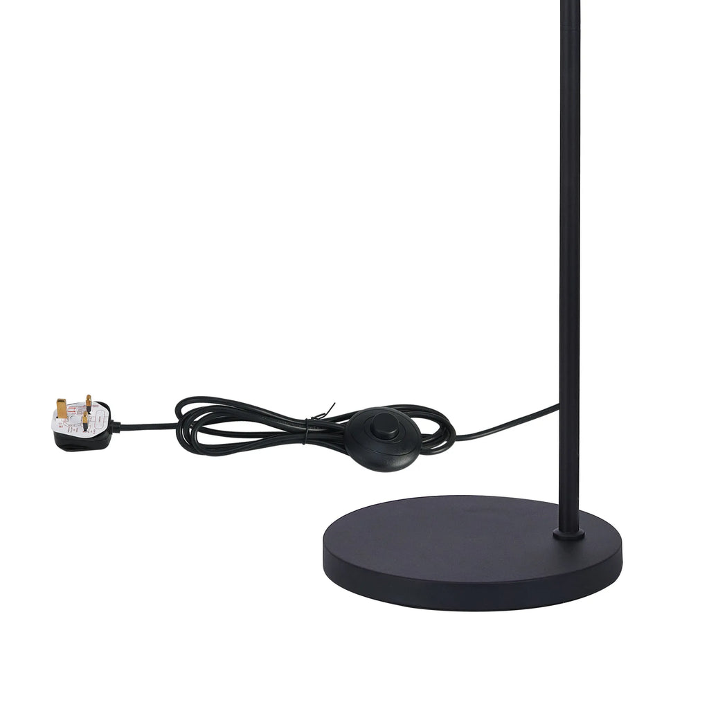 Dreifa Curved Over Arm Floor Lamp Without Shade, 1 x E27 (Not inc Shade)