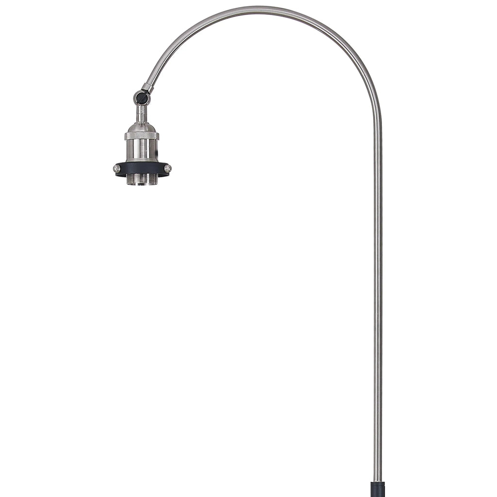 Dreifa Curved Over Arm Floor Lamp Without Shade, 1 x E27 (Not inc Shade)