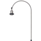 Dreifa Curved Over Arm Floor Lamp Without Shade, 1 x E27 (Not inc Shade)