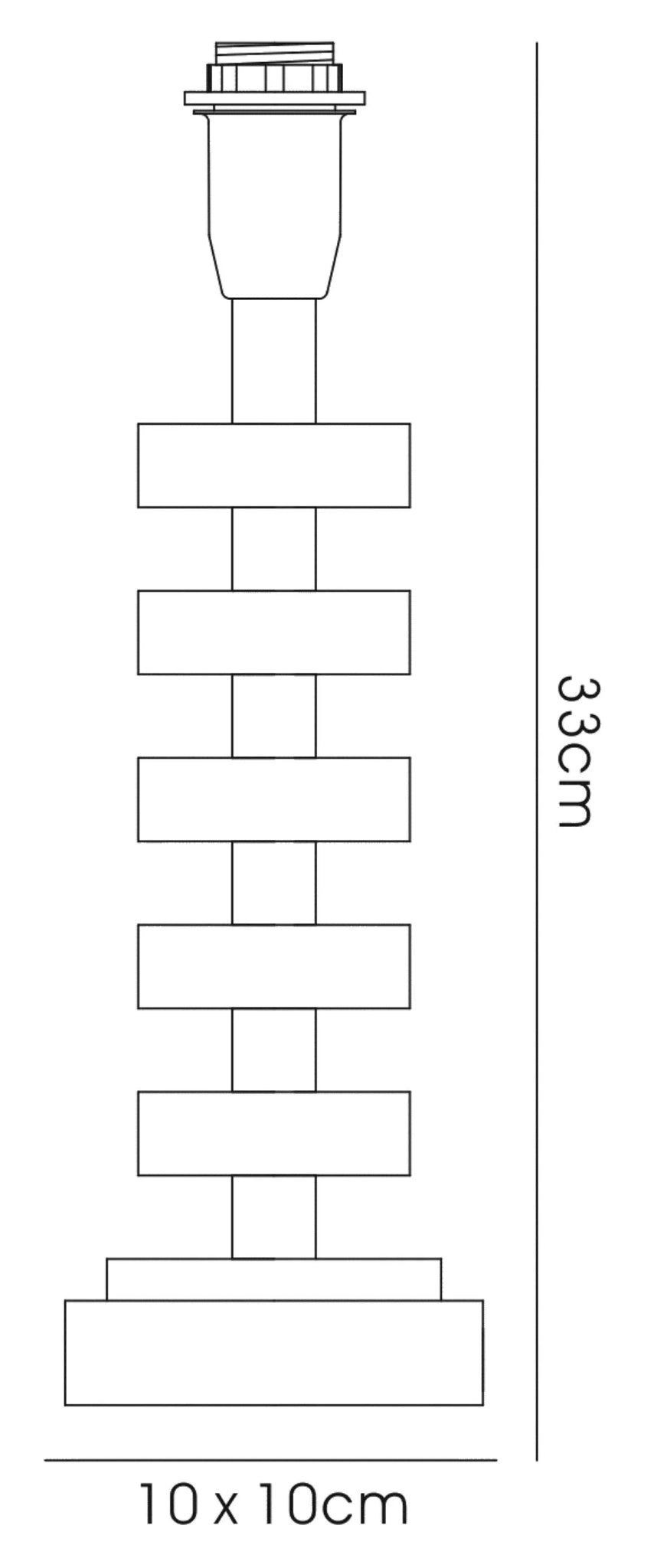 Diyas - Dusit Crystal Table Lamp, WITHOUT SHADE, 1 Light E14, Silver Finish (DIYAS IL11005) - Luminosity Designs Ltd