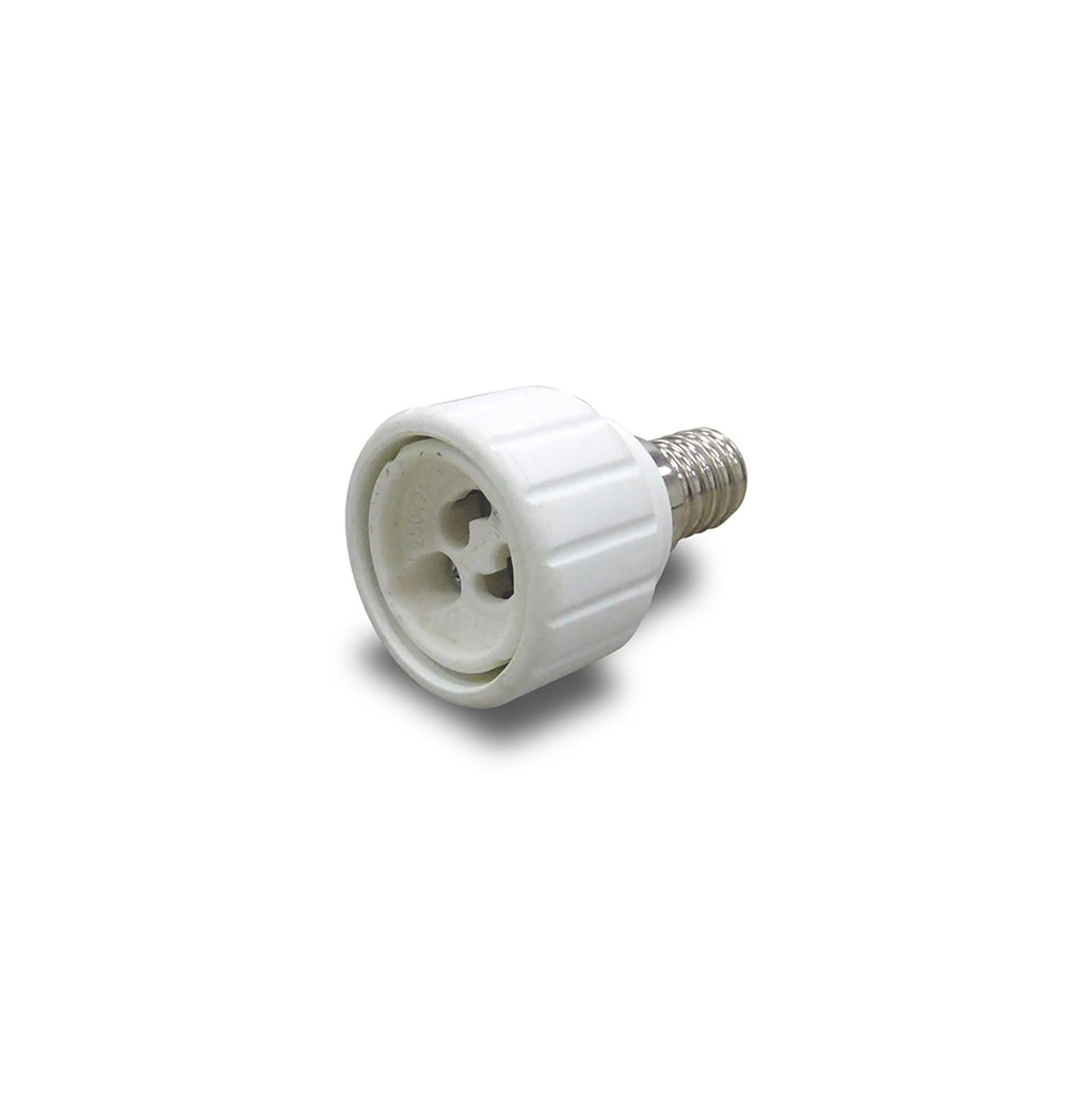 Deco - E14 Lampholder to GU10 Lamp Socket Converter - Luminosity Designs Ltd