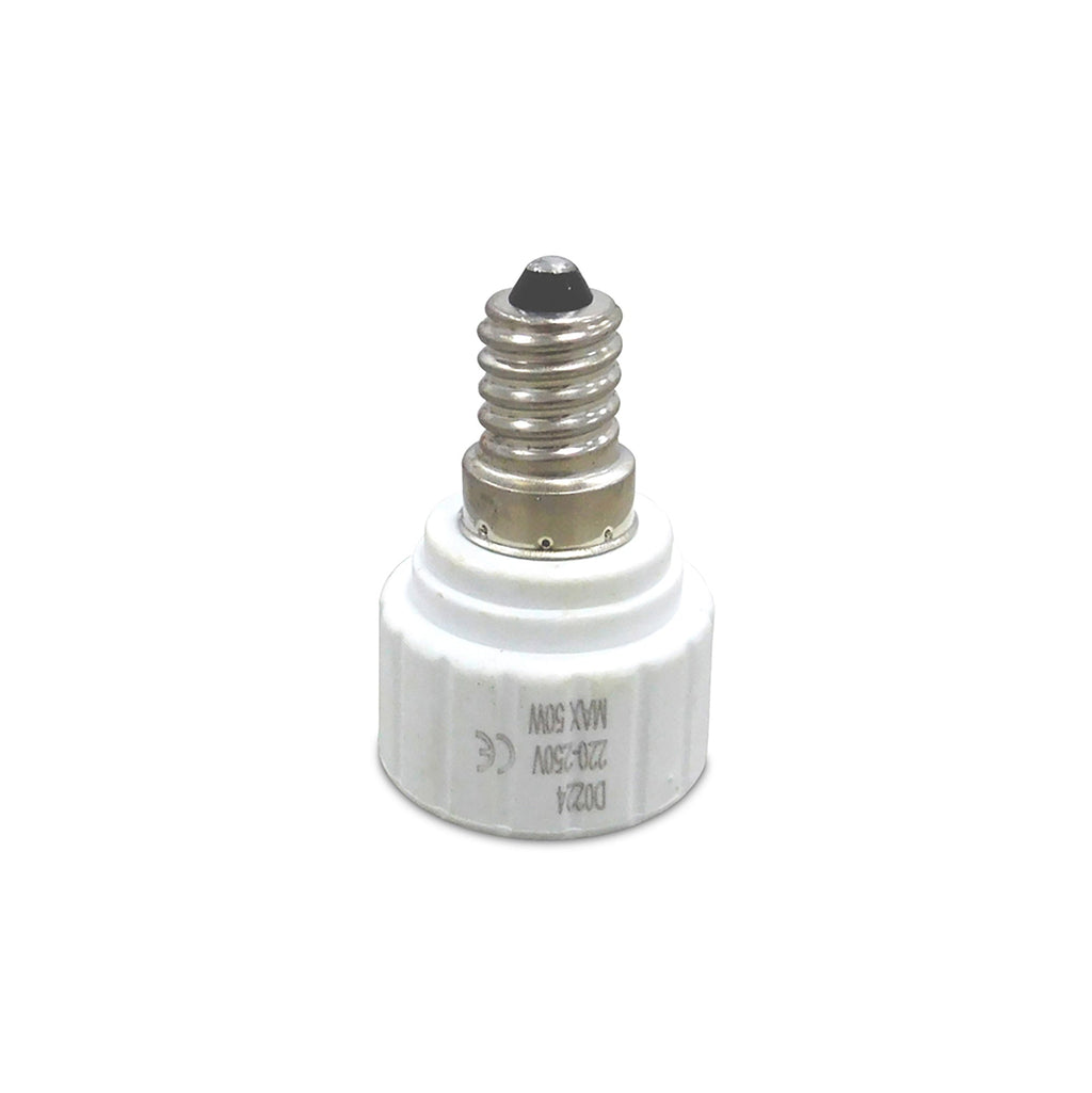 Deco - E14 Lampholder to GU10 Lamp Socket Converter - Luminosity Designs Ltd