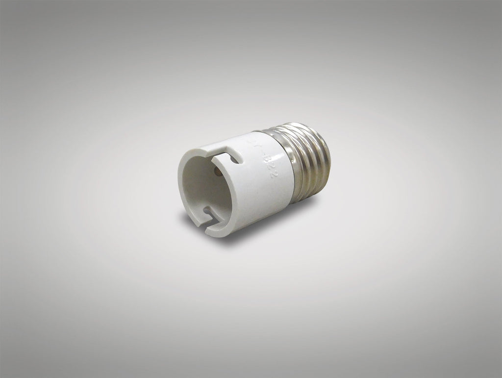 Deco - E27 Lampholder to B22 Lamp Socket Converter - Luminosity Designs Ltd