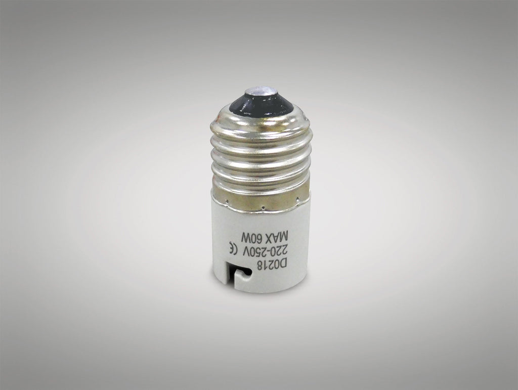Deco - E27 Lampholder to B22 Lamp Socket Converter - Luminosity Designs Ltd