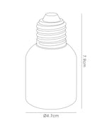 Deco - E27 Lampholder to E40 Lamp Socket Converter - Luminosity Designs Ltd