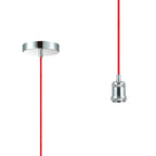 Deco - E27 Pendant Set - Plain Fabric Wrapped Cable - Luminosity Designs Ltd