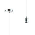 Deco - E27 Pendant Set - Plain Fabric Wrapped Cable - Luminosity Designs Ltd