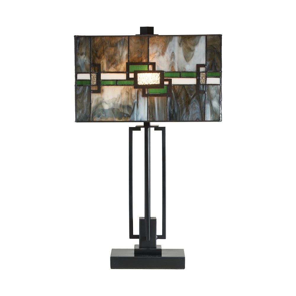Oaks Lighting - Edendale Tiffany Style Table Light - Luminosity Designs Ltd