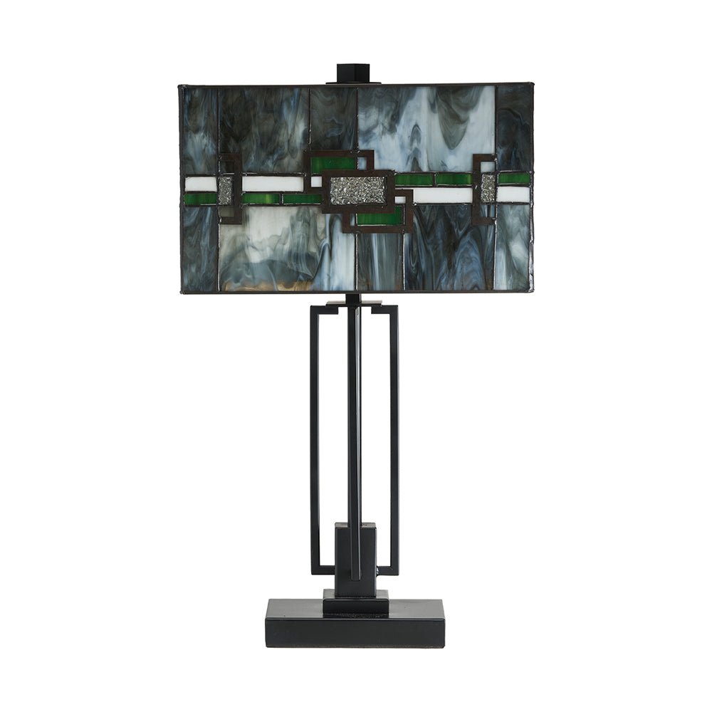 Oaks Lighting - Edendale Tiffany Style Table Light - Luminosity Designs Ltd