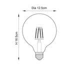 Crompton - Endon Amber Vintage Globe LED Filament Bulb - Luminosity Designs Ltd