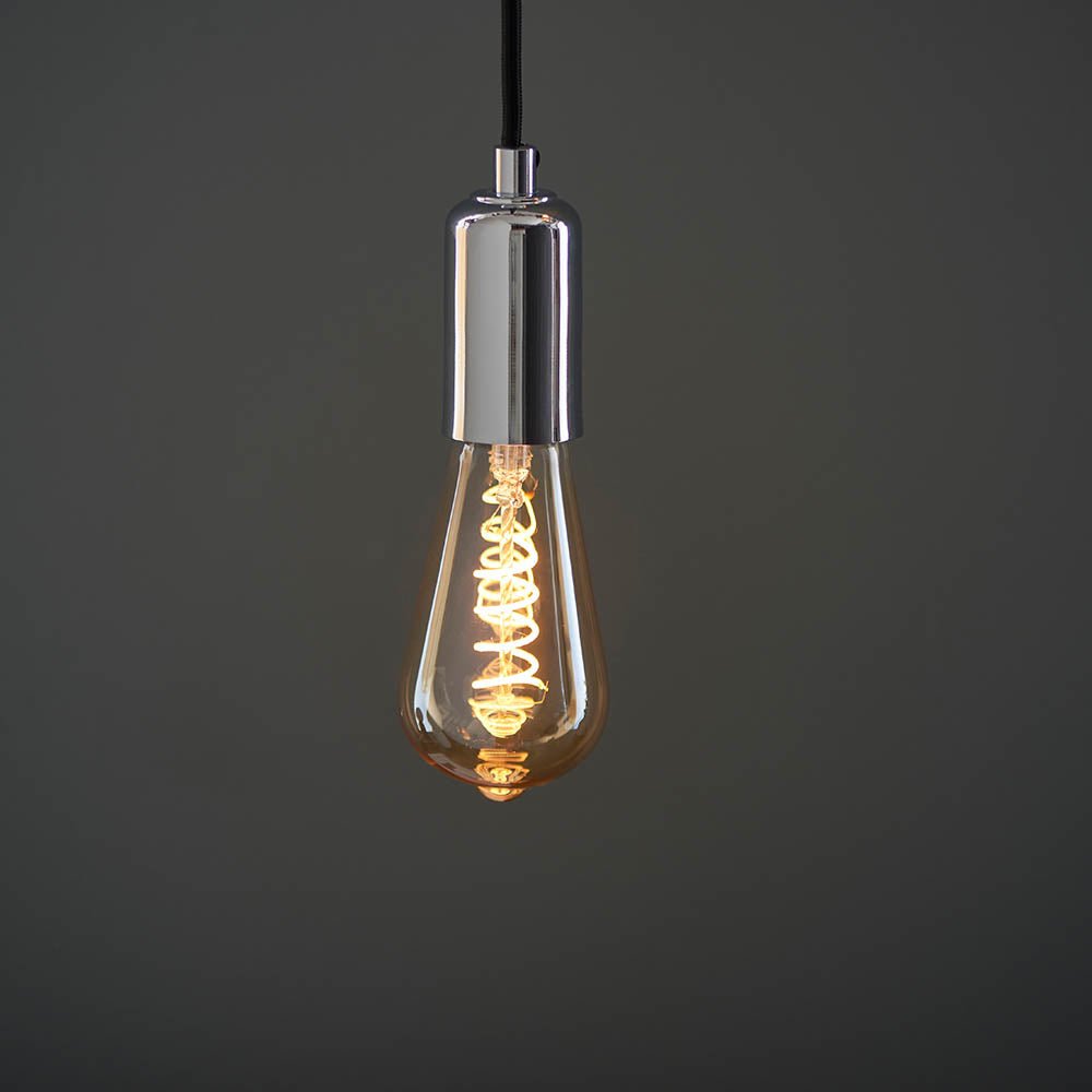 Endon - Endon Dimmable Decorative Vintage Pear Spiral LED Filament Bulb - Luminosity Designs Ltd