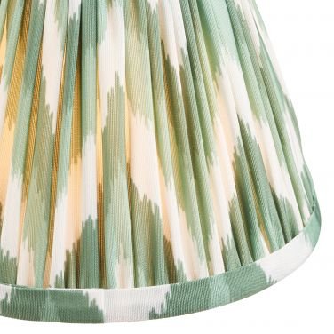 Endon - Endon Faux Silk Zigzag Ruffled 16cm Tapered Shade with Candle Clip - Luminosity Designs Ltd