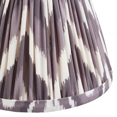 Endon - Endon Faux Silk Zigzag Ruffled 16cm Tapered Shade with Candle Clip - Luminosity Designs Ltd