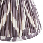 Endon - Endon Faux Silk Zigzag Ruffled 16cm Tapered Shade with Candle Clip - Luminosity Designs Ltd