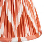 Endon - Endon Faux Silk Zigzag Ruffled 16cm Tapered Shade with Candle Clip - Luminosity Designs Ltd