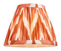 Endon - Endon Faux Silk Zigzag Ruffled 16cm Tapered Shade with Candle Clip - Luminosity Designs Ltd