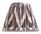 Endon - Endon Faux Silk Zigzag Ruffled 16cm Tapered Shade with Candle Clip - Luminosity Designs Ltd