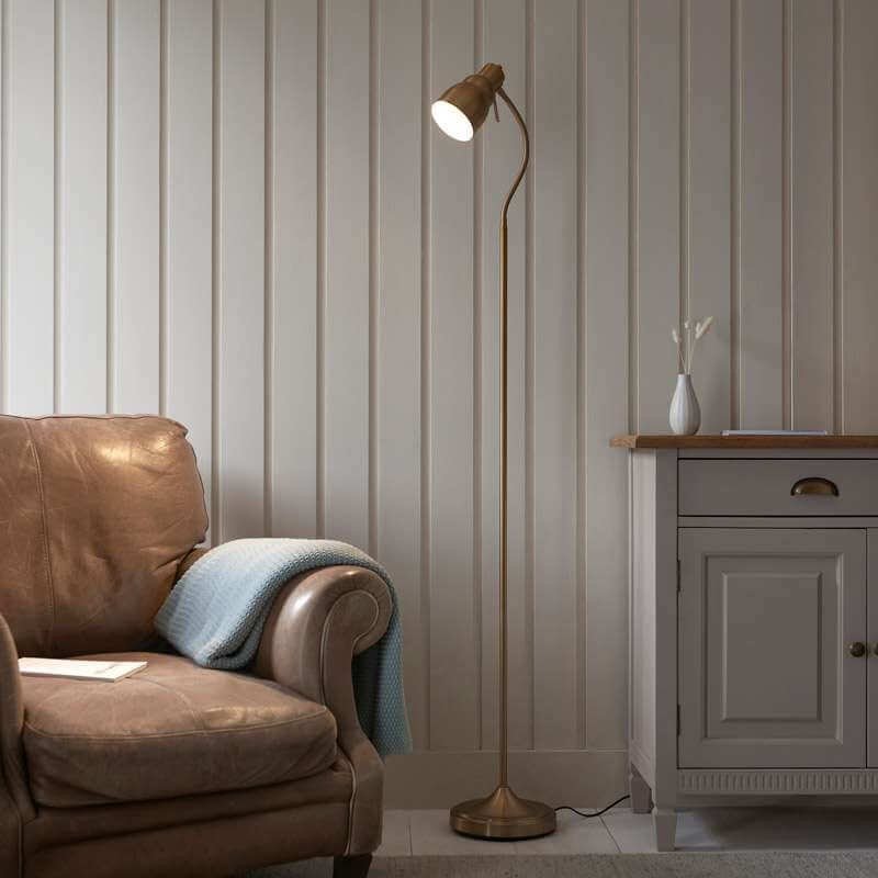Endon - Endon Lighting Classic Flexi Floor Lamp (108126 / 108127) - Luminosity Designs Ltd