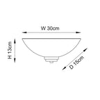 Endon Welles Brushed Metal With Frosted White Glass Uplighter Wall Light (112439) - Luminosity Designs Ltd